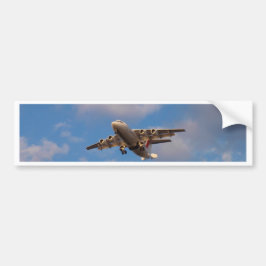 Avro RJ85ジェット機の着陸 バンパーステッカー