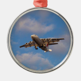 Avro RJ85ジェット機の着陸 メタルオーナメント