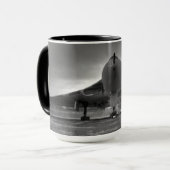 Avro Vulcan XL319 B/Wのマグ マグカップ (正面左)