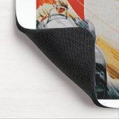 Avus自動車レーシングポスター マウスパッド (コーナー)