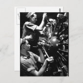 Avy_WarイメージのAviation Machinistsメイト ポストカード (正面/裏面)