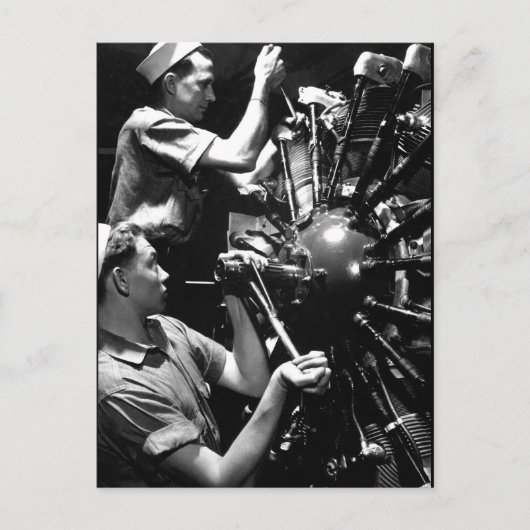 Avy_WarイメージのAviation Machinistsメイト ポストカード (正面)