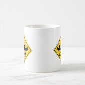 AWのカヌーをこぐこと コーヒーマグカップ (中央)