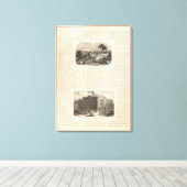 AWファバーのリードペンシル キャンバスプリント (インサイチュ (ウッドフロア))