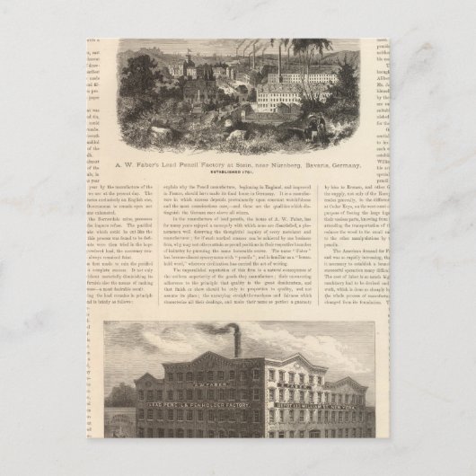 AWファバーのリードペンシル ポストカード (正面)