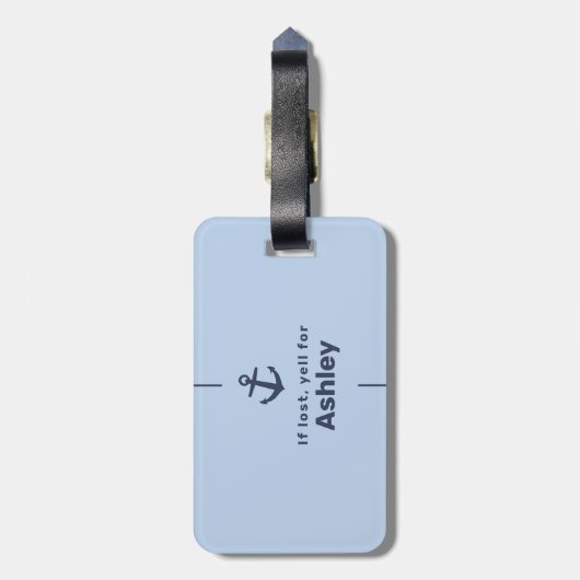 Aw船舶カスタムファミリークルーズトリップグループマッチングL ラゲッジタグ (裏面縦)