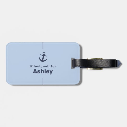 Aw船舶カスタムファミリークルーズトリップグループマッチングL ラゲッジタグ (裏面横)