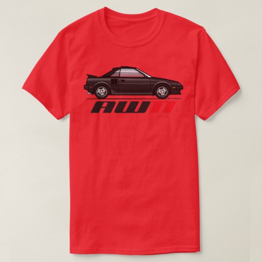 AW11黒 Tシャツ (デザイン正面)