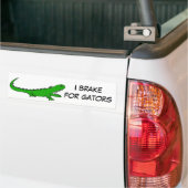 AW-わにのためのブレーキ バンパーステッカー (トラック上)