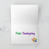 AW-素晴らしいトルコの感謝祭カード シーズンカード (内部)