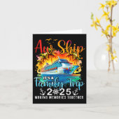 Aw Ship家族旅行2025クルーズファミリーウォート カード (黄色い花)