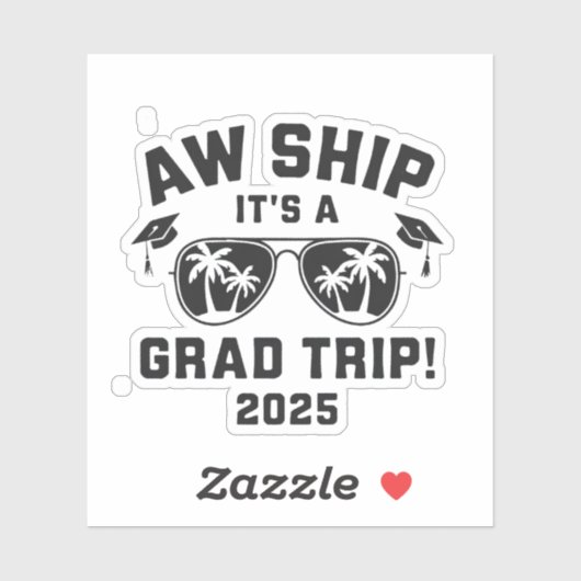 Aw Ship 2025年夏季旅行マッチングの卒業旅行だ シール (シート)
