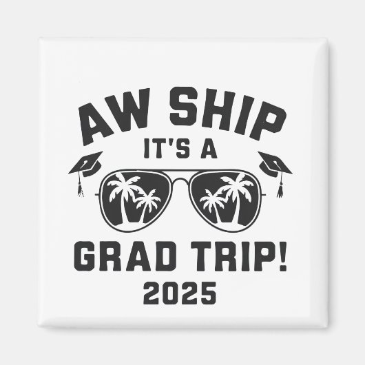 Aw Ship 2025年夏季旅行マッチングの卒業旅行だ マグネット (正面)