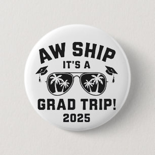 Aw Ship 2025年夏季旅行マッチングの卒業旅行だ 缶バッジ