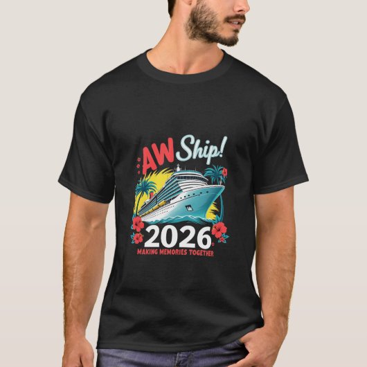 Aw Ship 2026思い出を一緒にする Tシャツ (正面)