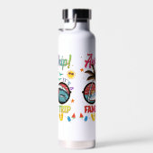 Aw Ship Family Tripグルーカラフルプの照合 ウォーターボトル (右面)