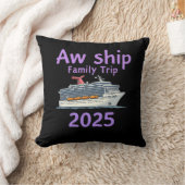 Aw Ship Family Trip 2025究極クルーズアドベンチャー クッション (ブランケット)