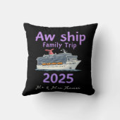Aw Ship Family Trip 2025究極クルーズアドベンチャー クッション (裏面)