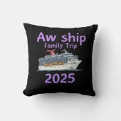 Aw Ship Family Trip 2025究極クルーズアドベンチャー クッション (正面)