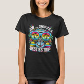 Aw Ship It's A Besties Trip Cruise 2025休暇 Tシャツ (正面)