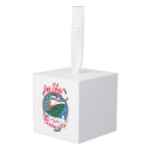 Aw Ship It's A Family Christmasクルーズ旅行 キューブオーナメント (正面アングル)