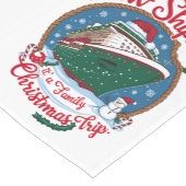Aw Ship It's A Family Christmasクルーズ旅行 ショートテーブルランナー (コーナー)