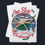 Aw Ship It's A Family Christmasクルーズ旅行 ラッピングペーパーシート<br><div class="desc">Aw Shipクリスマス・クルーズ・トリップ・マッチングファミリー</div>