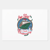 Aw Ship It's A Family Christmasクルーズ旅行 ラッピングペーパーシート (正面)