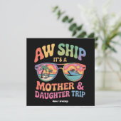 Aw Ship It's a Mom and Daughter Cruise おもしろい Trip 招待状 (スタンド正面)