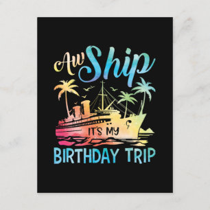 Aw Ship It's My誕生日・トリップ エンクロージャーカード