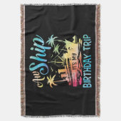 Aw Ship It's My誕生日・トリップ スローブランケット (正面縦)