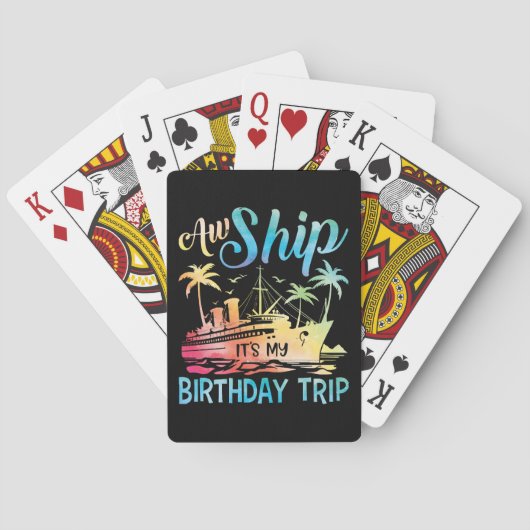 Aw Ship It's My誕生日・トリップ トランプ (裏面)