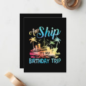 Aw Ship It's My誕生日・トリップ ノートカード (正面/裏面インサイチュ)