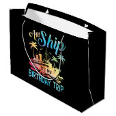 Aw Ship It's My誕生日・トリップ ラージペーパーバッグ (裏面アングル)