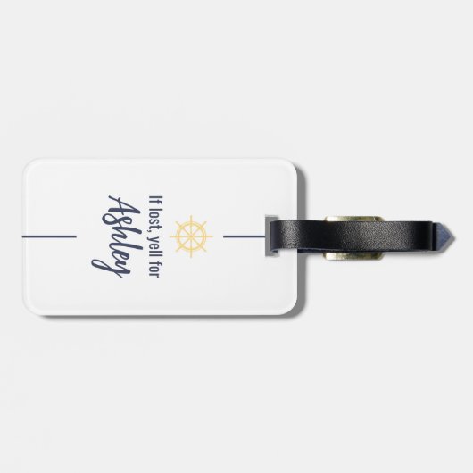 Aw Ship It's My Grad Trip Graduation Cruise Squad ラゲッジタグ (裏面横)