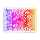 Awake=Caffeine – 文前向き書引用文 マグネット (横)