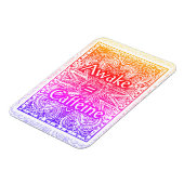 Awake=Caffeine – 文前向き書引用文 マグネット (左側)