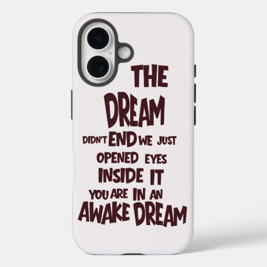 Awake Dream スマホケース Case-Mate iPhoneケース (裏面)