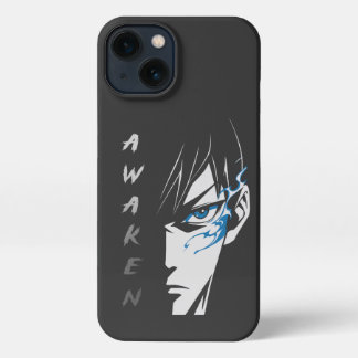 AWAKEN – ハーフ顔アニメTシャツ iPhone 13ケース