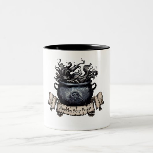 Awaken Your Power Cauldron ツートーンマグカップ (中央)