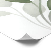 Awakening Energy Inspirational Floral Poster ポスター (角)