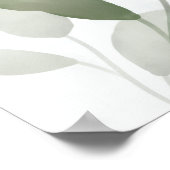 Awakening Energy Inspirational Floral Poster ポスター (角)