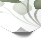 Awakening Energy Inspirational Floral Poster ポスター (角)