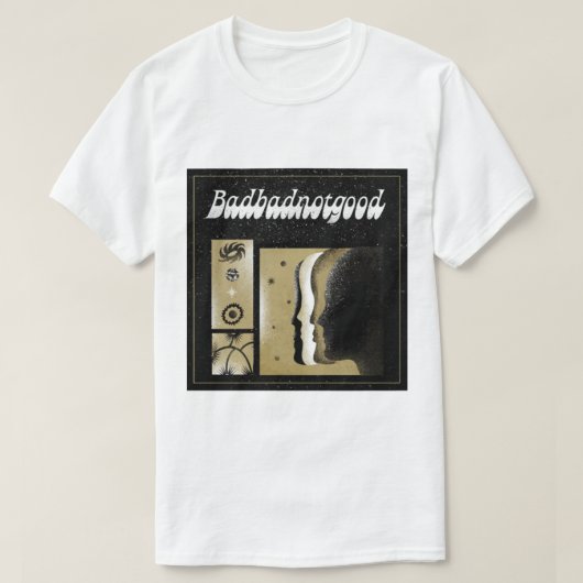 awan,BadBadNotGood-band,madangプレミアムスクープ Tシャツ (デザイン正面)