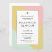 Award Viewing Oscarパーティームービーパーティの招待状 招待状 (正面/裏面)