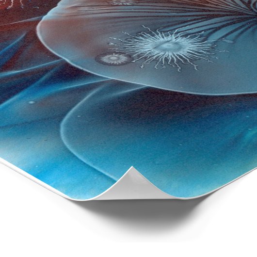 Awarded Abstract Expressionism Hand Painted Art ポスター (角)