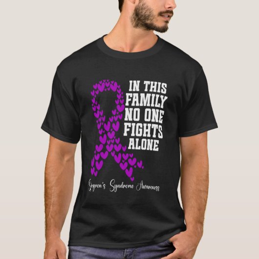 Awareness Month Warrior Family Sjogrens Syndrome A Tシャツ (正面)