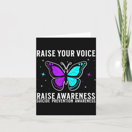 Awareness Support Prevention Awareness Month カード (正面)