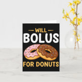 Awareness Will Bolus For Donuts, Diabetes (t1d) Bo カード (黄色い花)