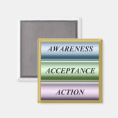 AwarenessAcceptAction マグネット (正面/裏面)